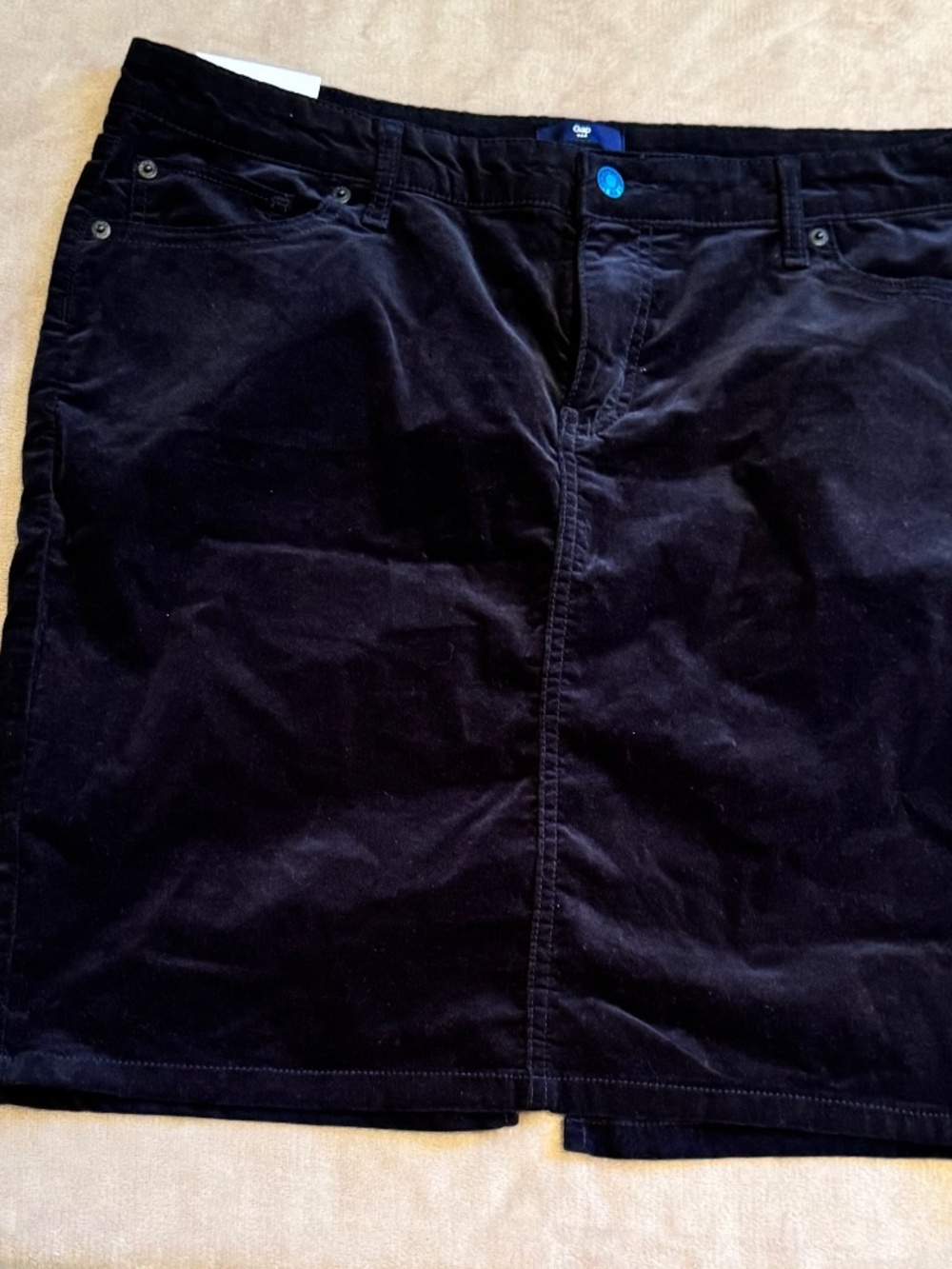 NWT GAP Black Suede Skirt - Size 14 - Fall Staple